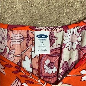 Old Navy Floral Blouse Womens XL-Tall